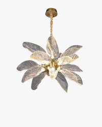 WOMO Luxury Crystal Leaf Chandelier-WM3010