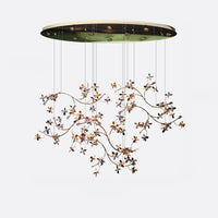 WOMO Crystal Flower Branch Chandelier-WM3011