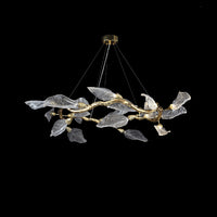 WOMO Crystal Leaf Branch Chandelier-WM3012