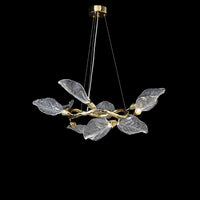 WOMO Crystal Leaf Branch Chandelier-WM3012