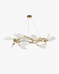 WOMO Crystal Leaf Branch Chandelier-WM3012