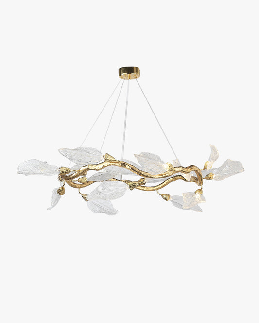 WOMO Crystal Leaf Branch Chandelier-WM3012