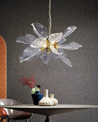 WOMO  Crystal Leaf Petal Chandelier-WM3013
