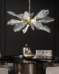 WOMO  Crystal Leaf Petal Chandelier-WM3013