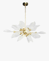 WOMO  Crystal Leaf Petal Chandelier-WM3013