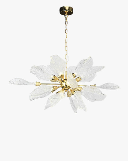 WOMO  Crystal Leaf Petal Chandelier-WM3013