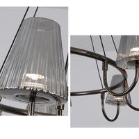 WOMO Colorful Glass Shaded Chandelier-WM3019