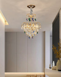 WOMO Small Crystal Tiered Chandelier-WM3026
