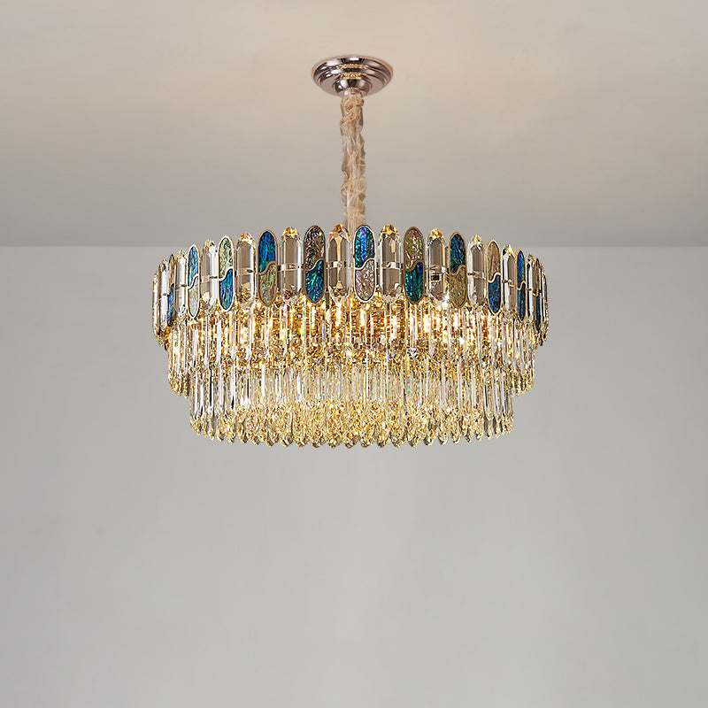 WOMO Luxury Shell Crystal Chandelier-WM3027