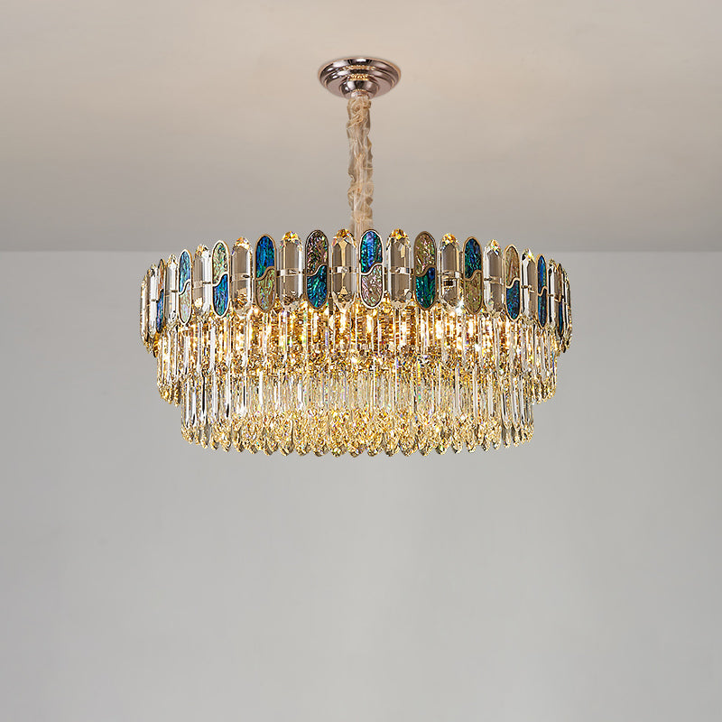 WOMO Luxury Shell Crystal Chandelier-WM3027