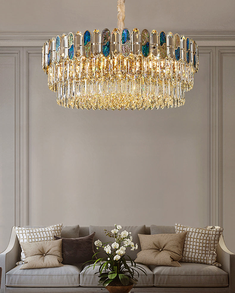 WOMO Luxury Shell Crystal Chandelier-WM3027