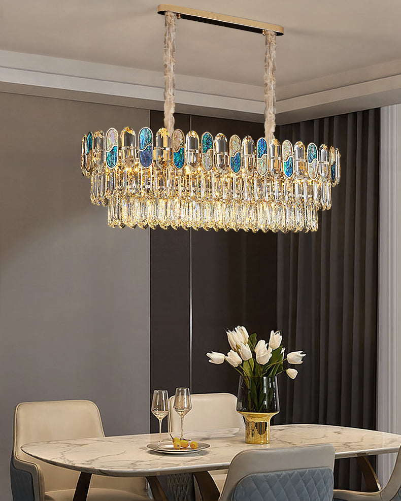 WOMO Luxury Shell Crystal Chandelier-WM3027