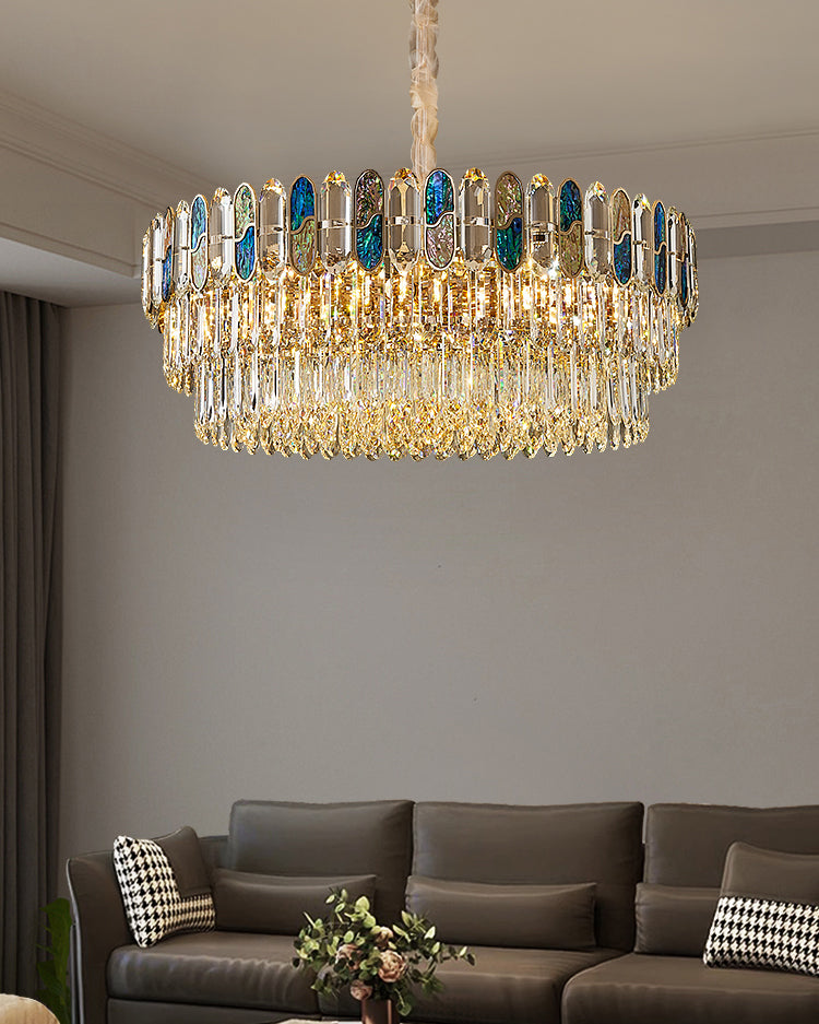 WOMO Luxury Shell Crystal Chandelier-WM3027
