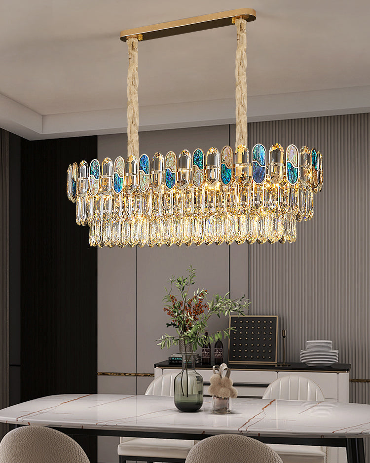 WOMO Luxury Shell Crystal Chandelier-WM3027