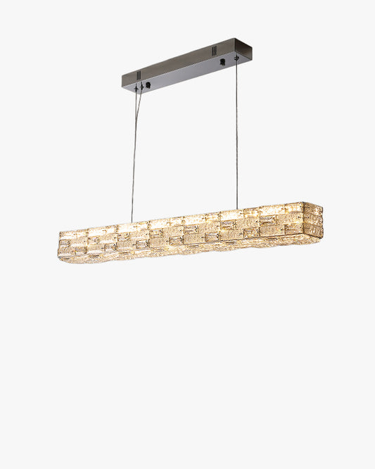 WOMO Linear Rectangular Crystal Chandelier-WM3029