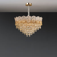WOMO Luxury Round/Oval Crystal Chandelier-WM3031
