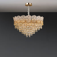 WOMO Luxury Round/Oval Crystal Chandelier-WM3031