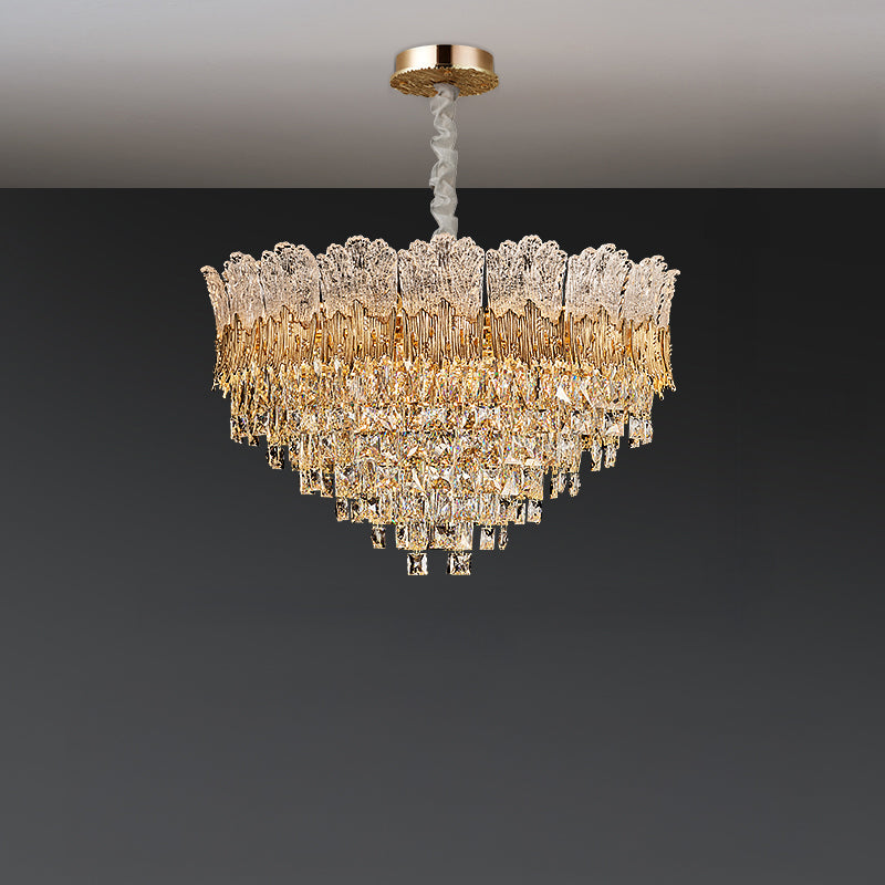 WOMO Luxury Round/Oval Crystal Chandelier-WM3031