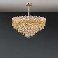 WOMO Luxury Round/Oval Crystal Chandelier-WM3031