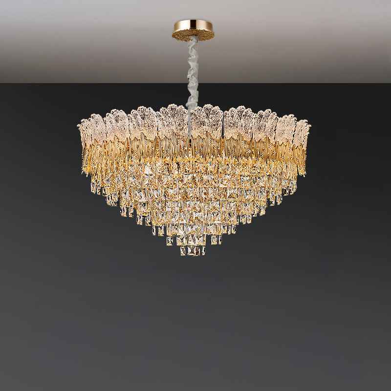 WOMO Luxury Round/Oval Crystal Chandelier-WM3031