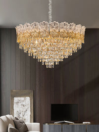 WOMO Luxury Round/Oval Crystal Chandelier-WM3031