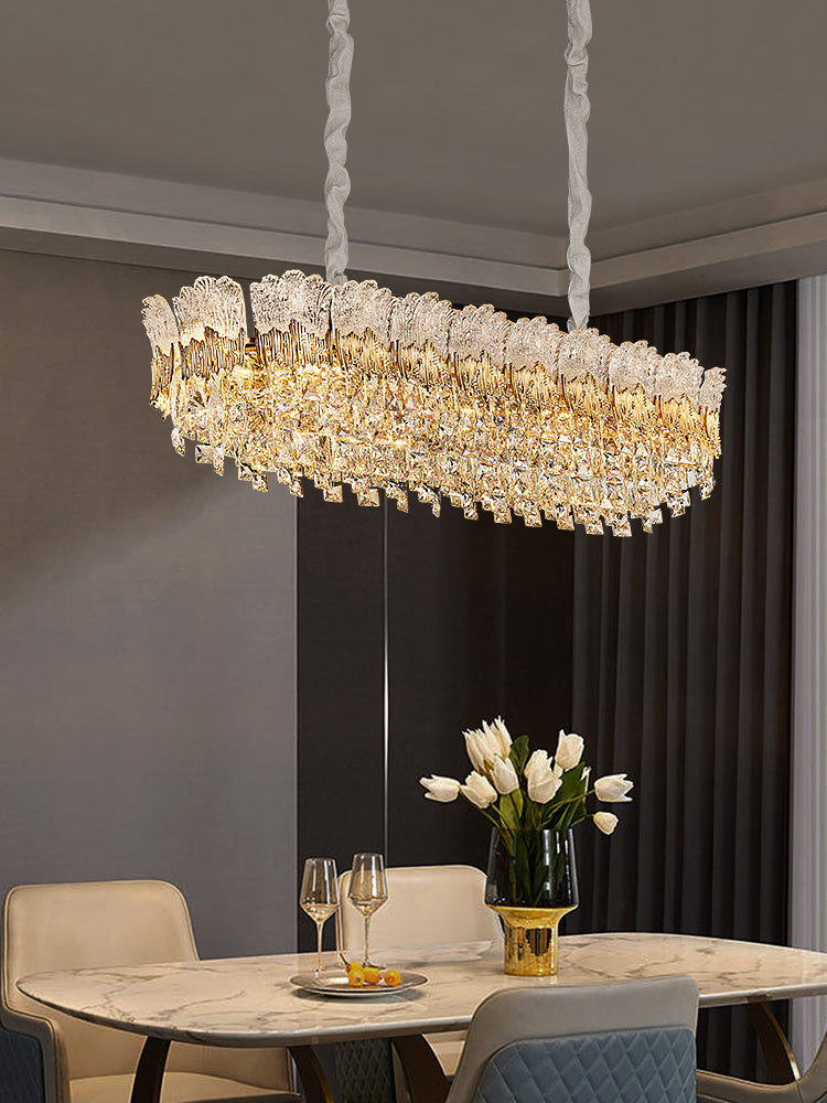 WOMO Luxury Round/Oval Crystal Chandelier-WM3031