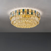 WOMO Round/Oval Shell Crystal Chandelier-WM3032