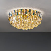 WOMO Round/Oval Shell Crystal Chandelier-WM3032
