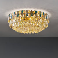 WOMO Round/Oval Shell Crystal Chandelier-WM3032