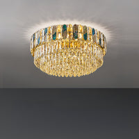 WOMO Round/Oval Shell Crystal Chandelier-WM3032