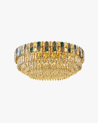 WOMO Round/Oval Shell Crystal Chandelier-WM3032