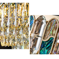 WOMO Round/Oval Shell Crystal Chandelier-WM3032
