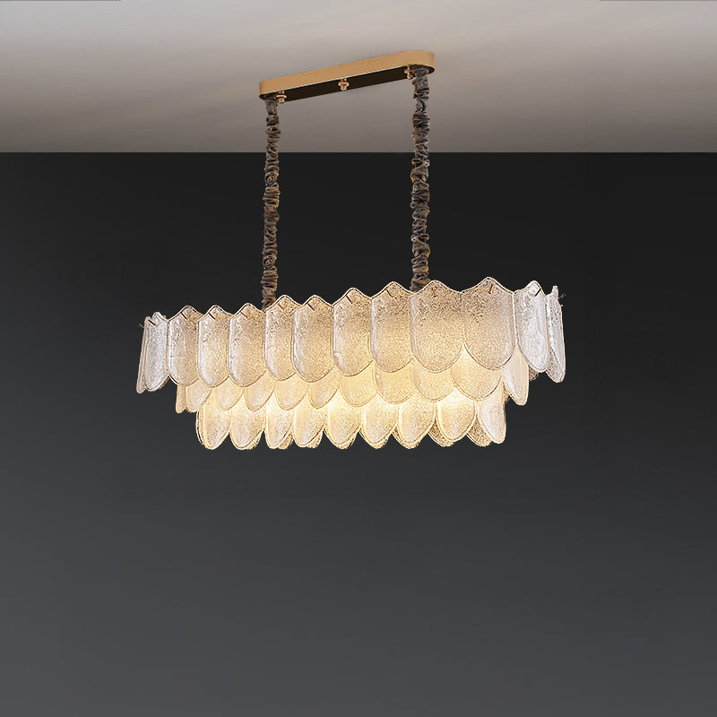 WOMO Tiered Glass Chandelier-WM3033
