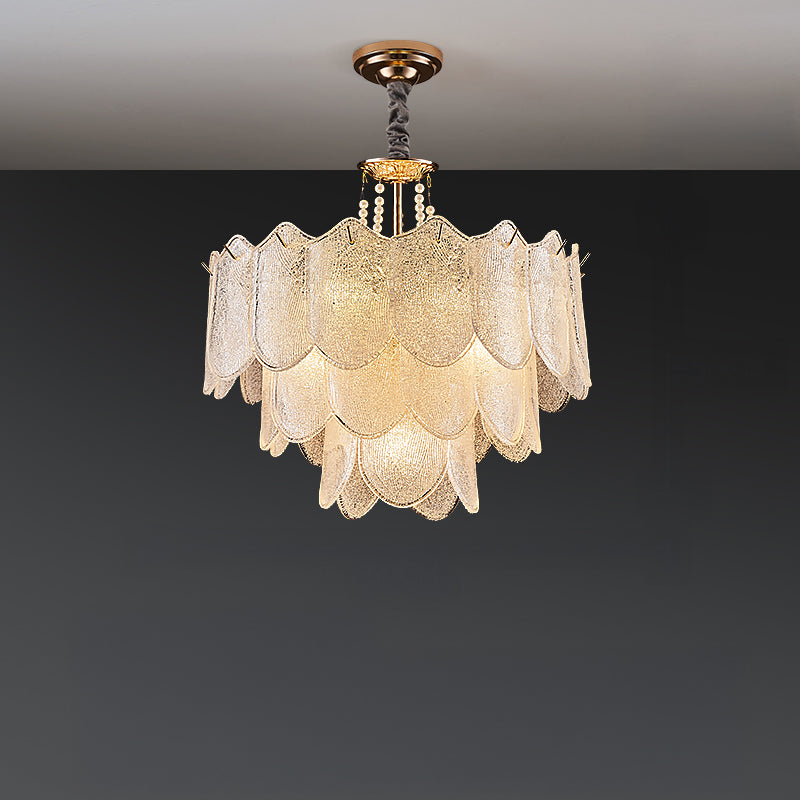 WOMO Tiered Glass Chandelier-WM3033