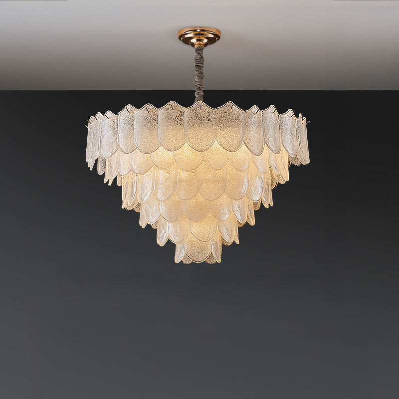 WOMO Tiered Glass Chandelier-WM3033