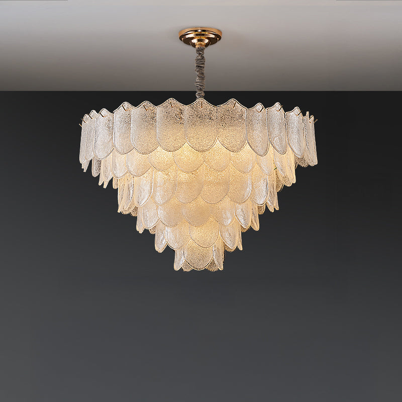WOMO Tiered Glass Chandelier-WM3033