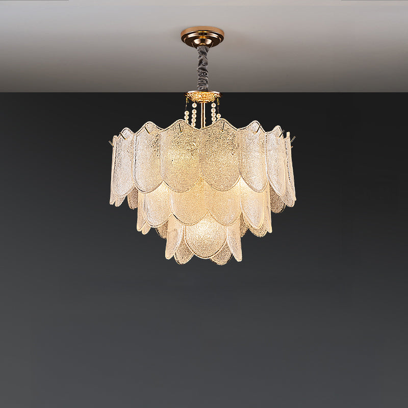 WOMO Tiered Glass Chandelier-WM3033