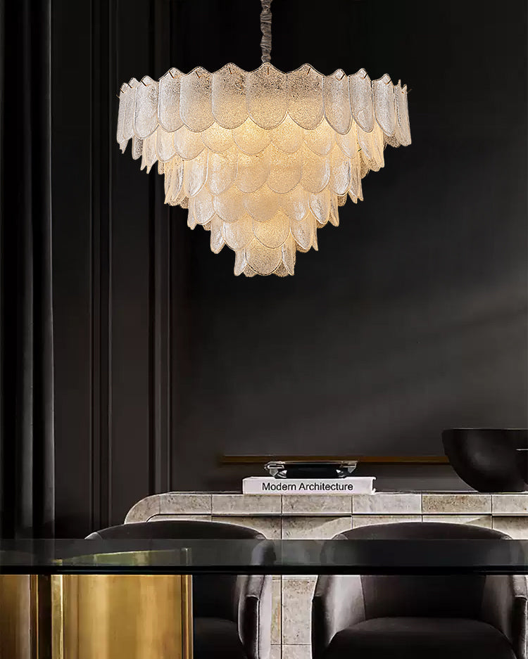 WOMO Tiered Glass Chandelier-WM3033