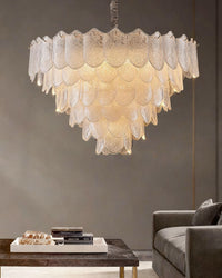 WOMO Tiered Glass Chandelier-WM3033