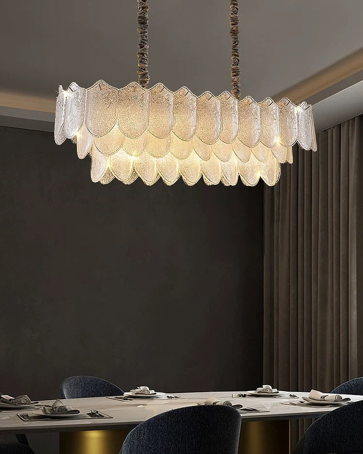 WOMO Tiered Glass Chandelier-WM3033