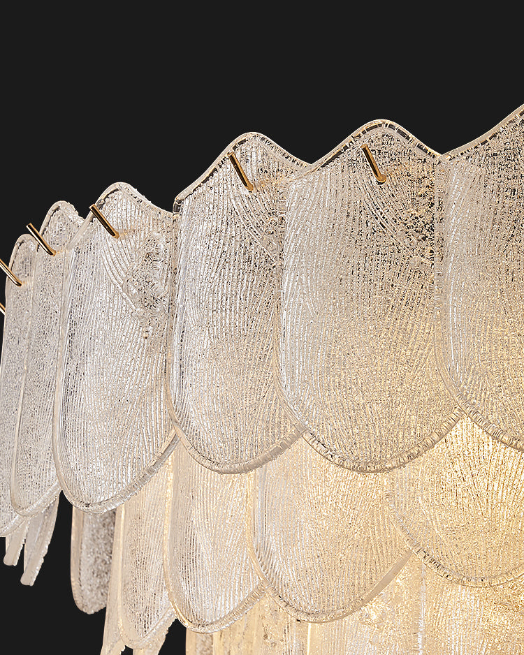 WOMO Tiered Glass Chandelier-WM3033