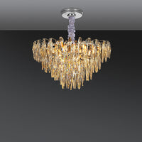 WOMO Tiered Crystal Chandelier-WM3035