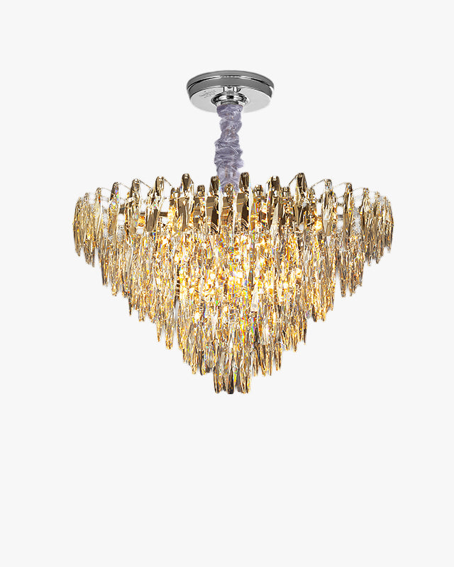 WOMO Tiered Crystal Chandelier-WM3035