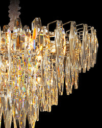 WOMO Tiered Crystal Chandelier-WM3035