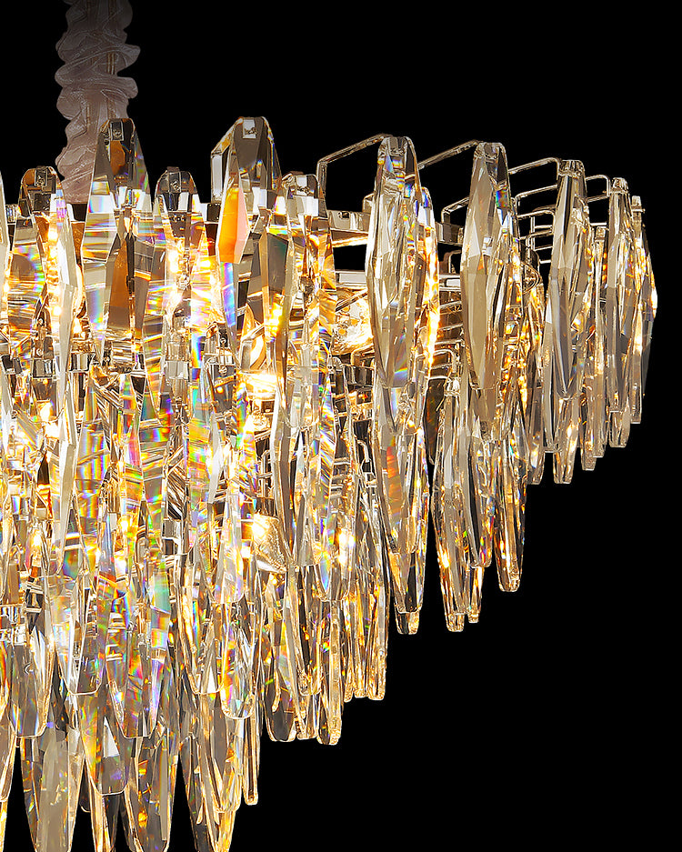 WOMO Tiered Crystal Chandelier-WM3035
