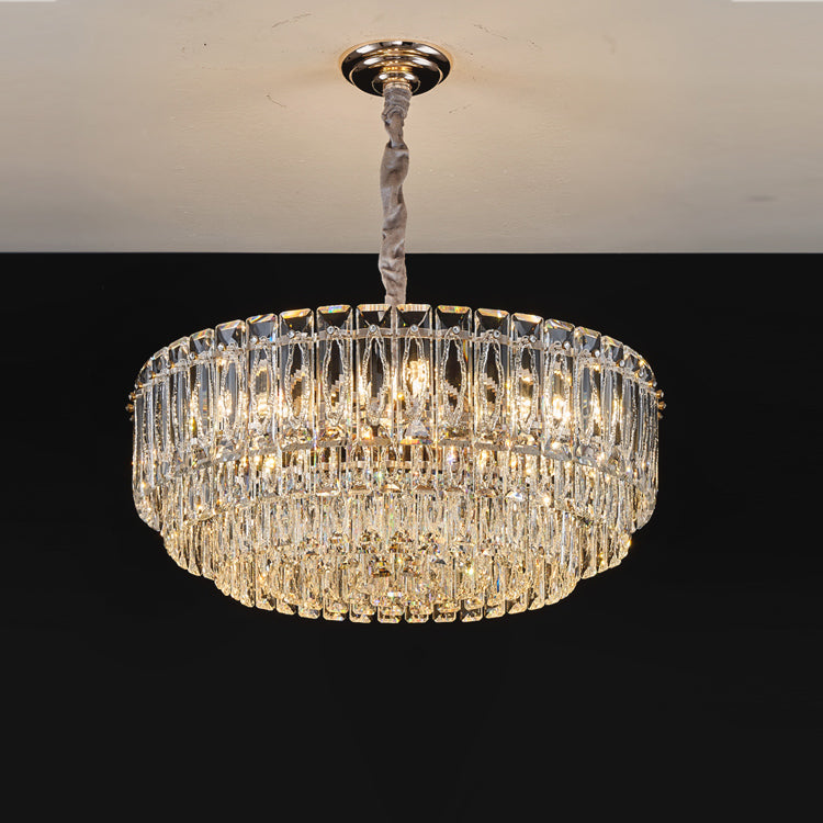 WOMO Tiered Crystal Chandelier-WM3038