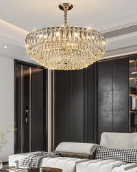 WOMO Tiered Crystal Chandelier-WM3038