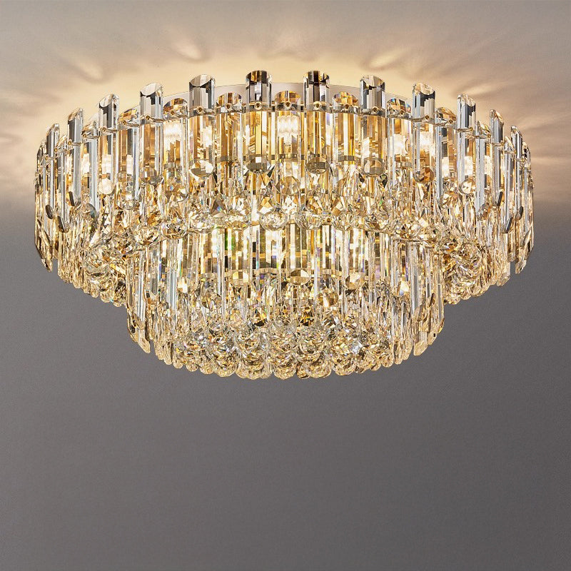 WOMO Crystal Flush Mount Ceiling Light-WM3041