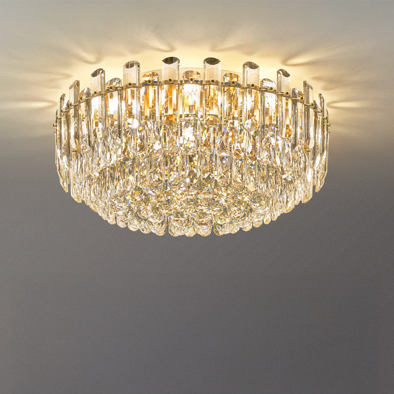 WOMO Crystal Flush Mount Ceiling Light-WM3041