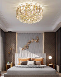 WOMO Crystal Flush Mount Ceiling Light-WM3041